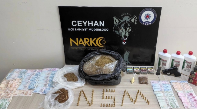 Ceyhan'da uyuşturucu operasyonu: 3 gözaltı