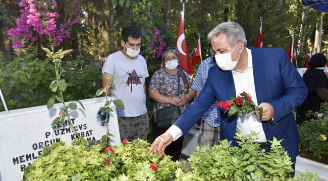 Kurban Bayramı'nda şehit ve yakınları unutulmadı