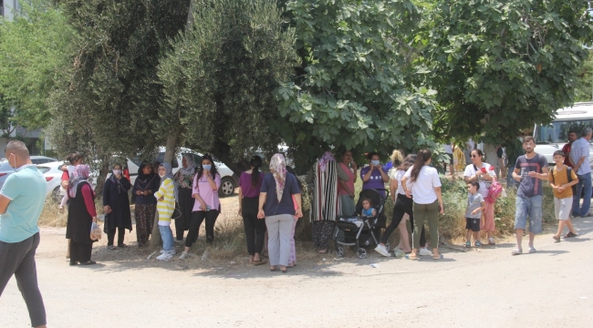 Mahallede bebek gömüldü paniği