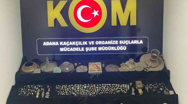 Paha biçilemez tarihi eserler ele geçirildi