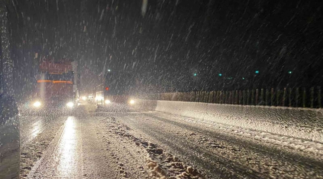 Adana - Ankara Otoyolu'nda ulaşım yeniden sağlanmaya başladı