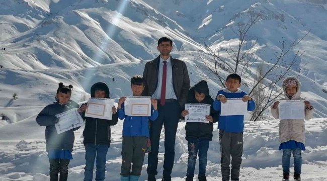 Akdeniz'in Sibiryası'nda karne heyecanı