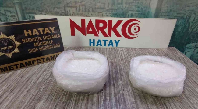 Hatay'da 2 kilo uyuşturucu ele geçirildi