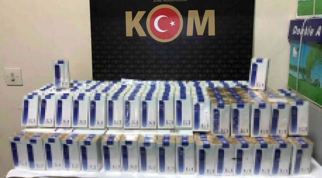 Hatay'da 390 paket kaçak sigara ele geçirildi