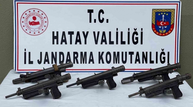 Hatay'da silah kaçakçılığı operasyonu