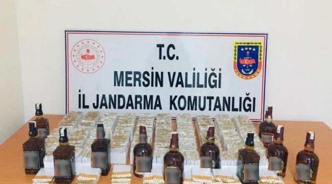 Mersin'de sahte içki ve kaçak sigara operasyonu