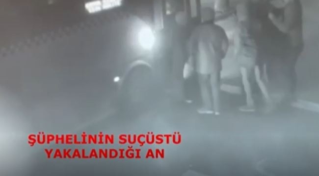 Otobüs duraklarında yankesicilik yapan şahıs suçüstü yakalandı