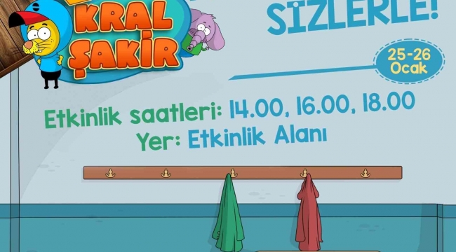 Sömestir tatiline 'Kral Şakir' ile 'merhaba' diyecekler