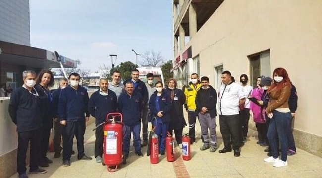 ANKA'da yangın söndürme eğitimi verildi