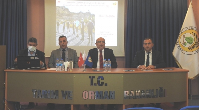 Mersin'de orman zararlılarıyla mücadele semineri