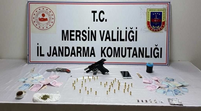 Mersin'de uyuşturucu ile yakalanan şüpheli tutuklandı