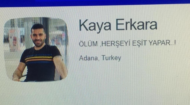 Öldürülen adamın "ölüm" paylaşımı