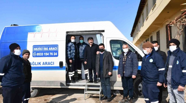 Tufanbeyli'de belediye personeli sağlık taramasından geçti