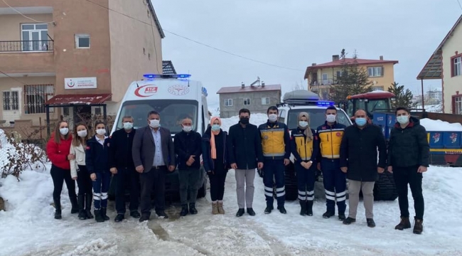 Tufanbeyli'ye yeni nesil ambulans