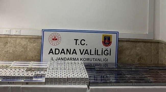 Adana'da sigara ve tütün kaçakçılığı operasyonu