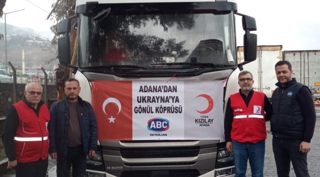 Adana'dan Ukrayna'ya ilk yardım tırı yola çıktı