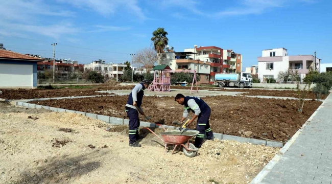 Akdeniz Belediyesi, Karaduvar'a yeni bir çocuk parkı yapıyor