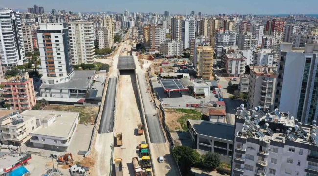 Başkan Seçer, Göçmen'deki katlı kavşak çalışmalarını inceledi