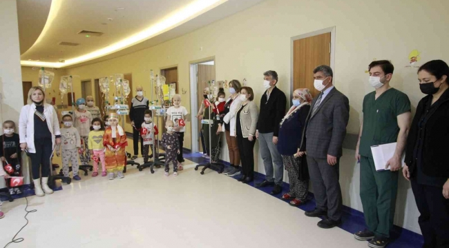 GAÜN Hastanesi'nde İstiklal Marşı'nın kabulü etkinliği düzenlendi