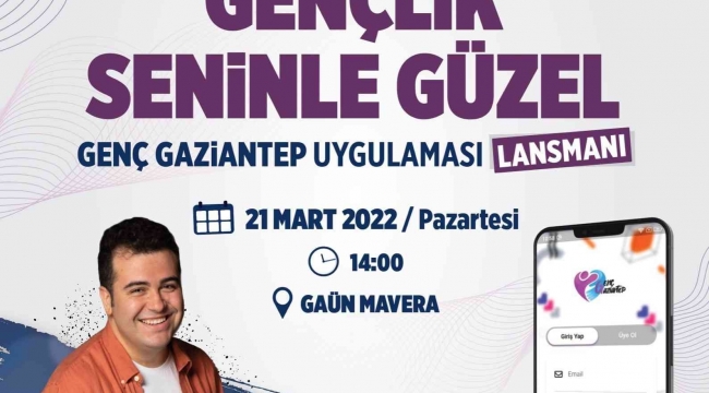 Gençlere özel mobil uygulama: "Genç Gaziantep"