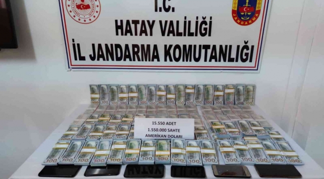 Hatay'da 1 milyon beşyüz bin dolarlık sahte para operasyonu