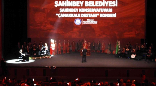 Şahinbey'de Çanakkale Destanı anlatıldı