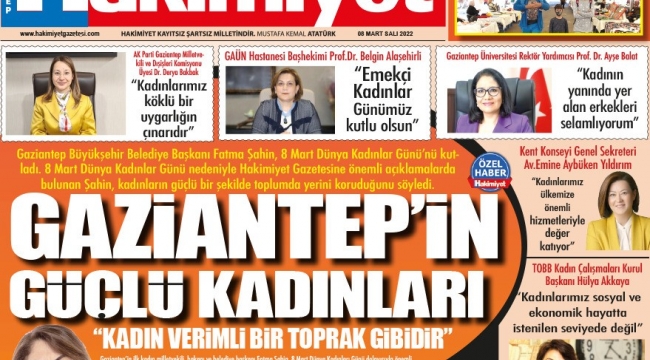 Yerel gazeteden kadınlara özel baskı