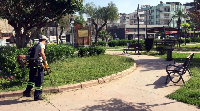 Akdeniz'in park ve yeşil alanları yenileniyor