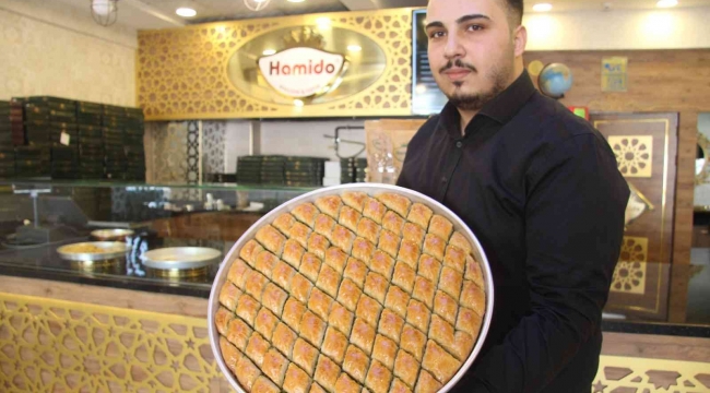 Baklavacıların bayram mesaisi başladı