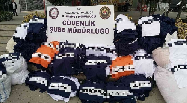 Gaziantep'te 1 milyon TL değerinde taklit ürün ele geçirildi