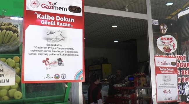 Gaziantep'te 40 bin aileye 15 milyon liralık "Bakkal Çeki" dağıtıldı