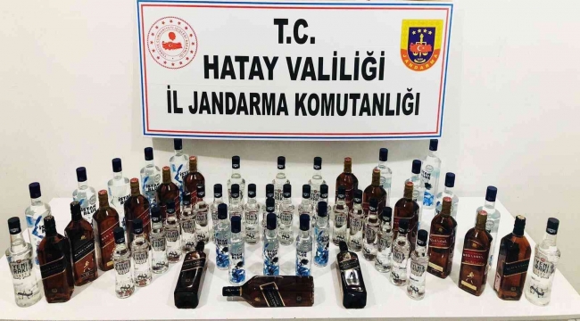 Hatay'da kaçak içki operasyonu