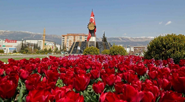 Kahramanmaraş çiçeklerle renklendi