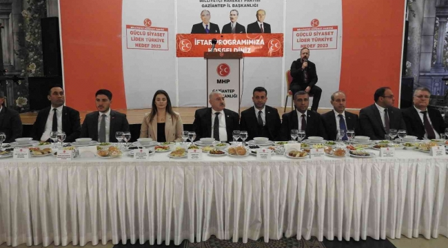 MHP Gaziantep il teşkilatı iftarda buluştu