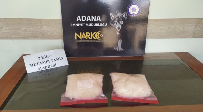 Atık kağıt kamyonetinden 2 kilo metamfetamin çıktı