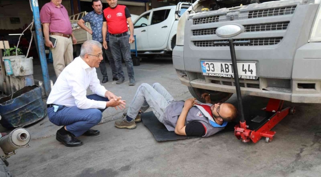 Başkan Tarhan, sanayi esnafının sıkıntılarını dinledi