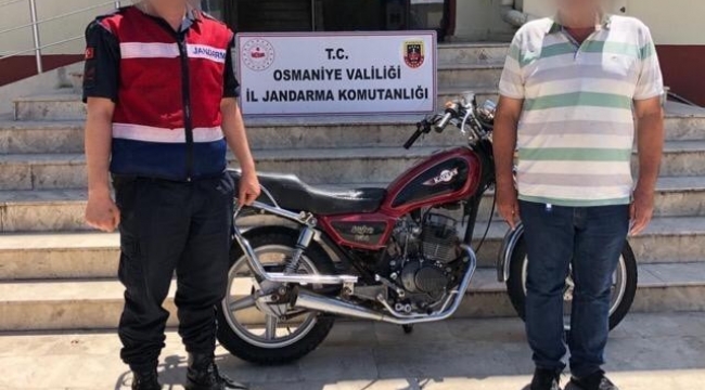 Çalınan motosiklet bulunarak sahibine teslim edildi