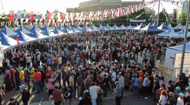 Festival gibi kan bağış kampanyası