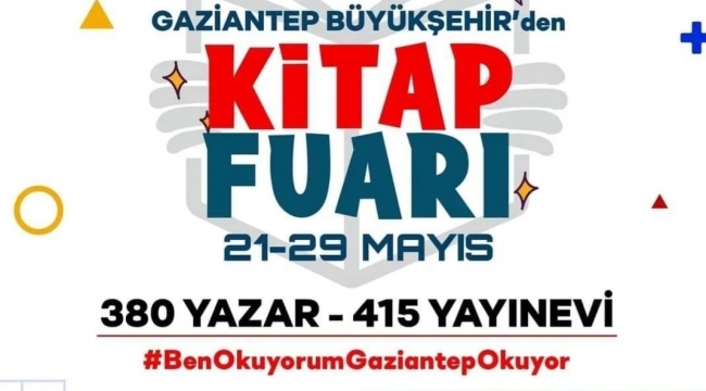 Gaziantep kitap fuarı için geri sayım başladı