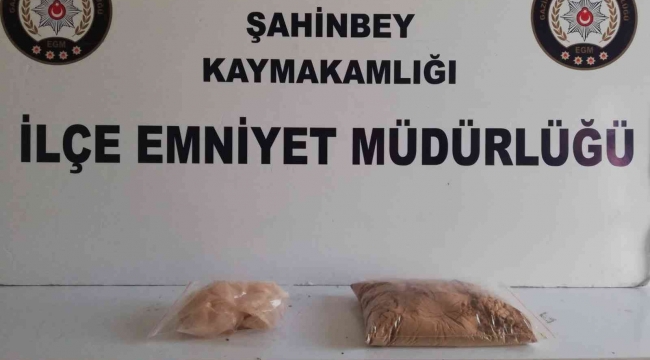 Gaziantep'te bir buçuk kilogram eroin ele geçirildi