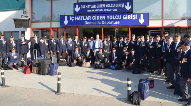 Kıbrıs gazilerine KKTC gezisi