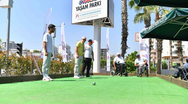 Mersin'de 'Engelsiz Bocce Turnuvası' düzenlendi