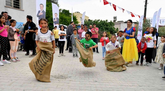 Tarsus'un köylerinde çocuklar 3 gün bayram coşkusu yaşadı