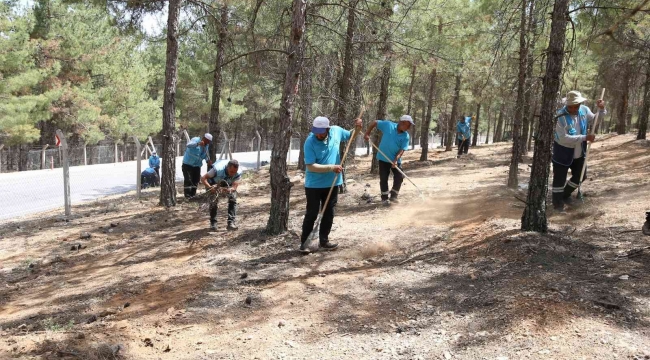 Gaziantep'te orman yangınlarına karşı tedbirler arttı