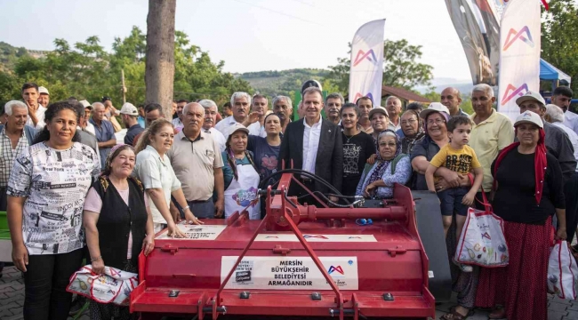 Mersin Büyükşehir Belediyesinden üreticiye çok yönlü destek