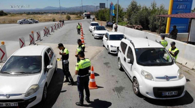 Hatay'da dron ile "kemerin ses getirsin" denetimi