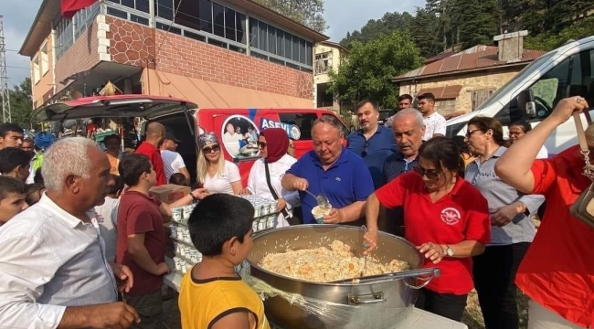 Başkan Tarhan, yaylalara çıkarma yaptı