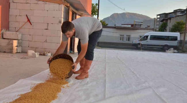 Elbistan'da bulgur kaynatma sezonu başladı