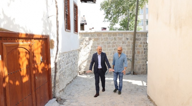 Kahramanmaraş'ta konak ve sokak yenileme çalışmaları