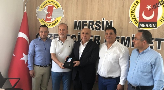 Mersin Emniyet Müdürü Aslan, gazetecilerle bir araya geldi